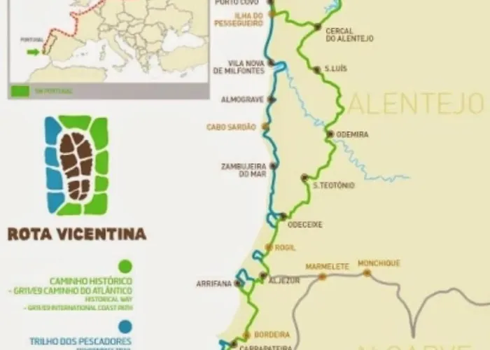 Praia Arrifana With Balcony And Sea View 阿尔热祖尔